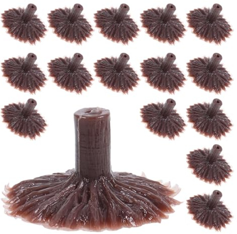 SHINEOFI 50pcs Plastic Model Tree Stands for Diy Craft Trees and Train Diorama Scenery for Model Railroad Landscape Accessories for Crafts Decorations