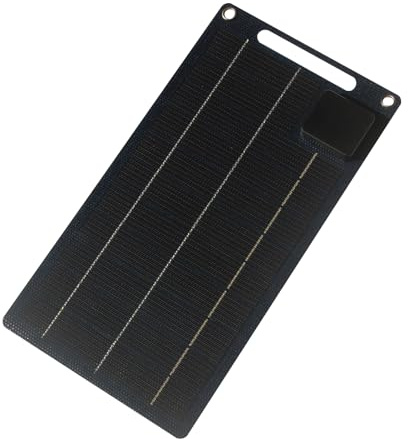 Panneau Solaire Portable, Chargeur 100 W pour téléphone et Tablette, Powerbank imperméable pour Camping, randonnée, Plage, Camping-Car, Trekking
