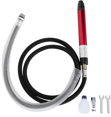 Pneumatisches Schleifmaschinen-Set, tragbar, Bleistiftschleifer, Luftwindstift, 90i/min, Hochgeschwindigkeits-Heimwerker aus legiertem Stahl, zum Metallschweißen, Kunststoff,