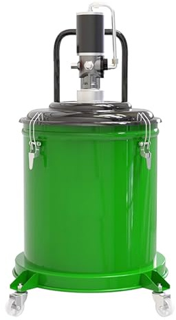 Pompe Graisse Fûts 5 Gallons, Pistolet 35 L, Avec Conduite Carburant 13 Pieds Et Universel, Rapport Pression 60:1, Débit Refoulement 0,85 L/min