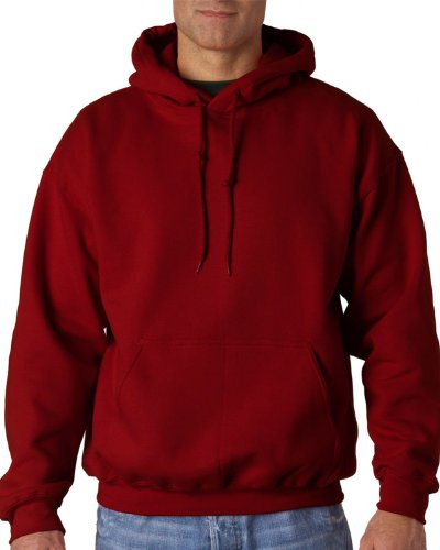 Gildan G125 DryBlend Adult Hooded Sweatshirt, Garnet, XXX-Large