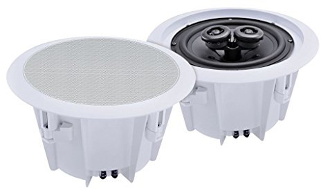 E-Audio 180 W 8-Inch 2-Way Ceiling Speaker - White