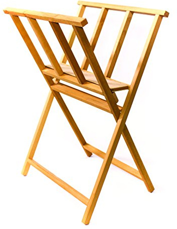 Artcoe Wooden Folding Print Rack, Beech