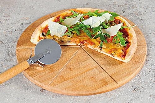 Kesper, Piatti per pizza, Bambù, certificati FSC, 32 cm, Legno, 3 pezzi