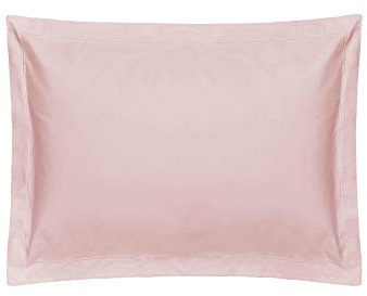 Belledorm 400 Thread Count 100% Egyptian Cotton Oxford Pillow Case, Blush