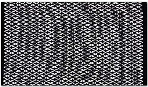 Pro Home Teppich Läufer Matte Unterlage Vorleger Fußabtreter, breite Auswahl an modernen Fleckerl- und Baumwollteppiche (60x90 cm/Hash)