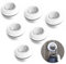 VALINK 6Pcs Key Hooks Sticky Magnetic Key Holder Racks for Keychain Ring Fob & Car Keys - Smart Mini Magnet Key Rack for Light Switch, Fridge, Desk by 3M Adhesive
