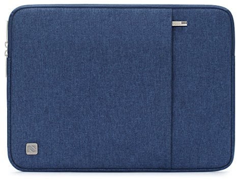 NIDOO 15.6 Inch Laptop Sleeve Case Water-Resistant Portable Notebook Carrying Bag for 15.6 IdeaPad 3i / Legion 5 Gen 6 / ThinkPad T15g P15s E15 L15 Gen 2/16 Legion Slim 5 Gen 9 / Samsung HP, Blue
