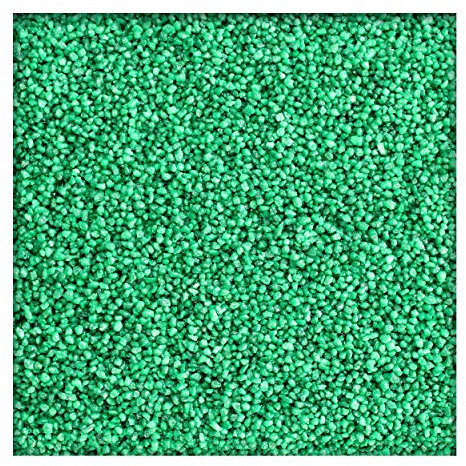Farbkies Grün Aquarium Deko Kies Aquariengrund Aquariumkies Bodengrund Körnung 2-4 mm 5 kg (1x 5 kg Beutel)