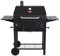 Char-Griller Traditional Charcoal Grill and Smoker in Black – 790 sq. in. Cooking Space, Heavy-Duty Steel, Porcelain-Coated Cast Iron Grates, Dual Damper Controls, BBQ Smoker for Outdoor Cooking