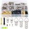 Swpeet 601 pcs Kit de crochets de crochets robustes avec 1 mini dégradé, assortiment de crochets avec vis pour la maison, le bureau, les photos, la peinture, la peinture, les 7 modèles