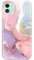 JIAXIUFEN Handyhülle iPhone 11 Hülle TPU Silikon Weiche Schlank Schutzhülle Handytasche Gummi Dünn Flexibel Case Handy Hülle für iPhone 11 6.1 Zoll - Marmor Pink Violett