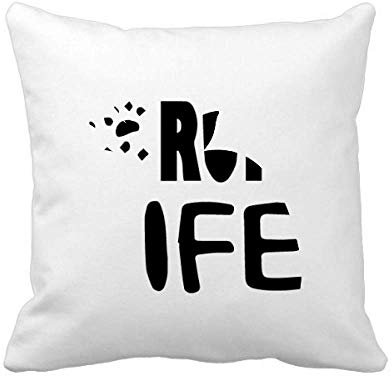 DIY englisch-Zitat Entwurf Ruff Leben Ananas dekokissen Platz Abdeckung