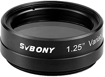 Svbony SV128 Filtres Polarisants Variables, Filtre Télescope pour 1,25 de Oculaire, Réduire Bright Glare Améliorer Le Contraste, pour la Lune et Les Planètes Astrophotographie