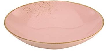 CreaTable, 21969, Serie NATURE COLLECTION, Rosé, 6-teiliges Geschirrset, Suppenteller aus Steinzeug, spülmaschinen-und mikrowellengeeignet, Qualitätsproduktion