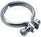 TAKPART EGR - Abrazadera de válvula de acero inoxidable 16283J compatible con Peugeot Citroen Fiat