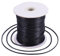 Craftdady 91,4 m schwarze, geflochtene, gewachste Schnur, 2 mm, Kunstleder, Polyester, gewachst, für selbstgemachte Halsketten, Armbänder, Schmuckherstellung