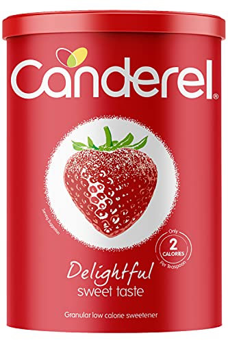 Canderel Granular Sweetener Refill Drum - Low Calorie Sugar Alternative, Vegetarian and Diabetic-Friendly, 500g