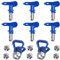 6 Pièces Buse de Pulvérisation Airless, Buses de Pulvérisation Réversibles sans Air, Buse Airless pour Pistolet à Peinture Haute Pression (Tapez 211, 315, 417, 515, 517, 523)