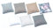 Premium Kissenbezug GRAU Sand ANTRAZIT Weiss Schoko Blumen BRAUN (grau, 60x60cm Kissenbezug)
