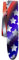 Perri's Leathers Ltd Gitarrengurt (Direkt auf Leder), USA-Flagge, verstellbar, für Akustik-/Bass-/E-Gitarren, hergestellt in Kanada (P25DTL-11044)