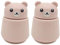 CoaGu 2 Stück Pillenzerkleinerer und Schneidemühle, kleine oder große Pillen zu einem feinen Pulver, leichter zu reinigen (Pink) (2pcs Pink)