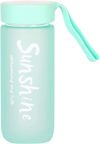 Sportflasche Trinkflasche Kunststoff-Wasserbecher, Bereifter Tragbarer Becher, Niedlicher Sport, Transparenter, Bereifter Raumbecher, Anti-Drop-Mischbecher Wasserflasche Trinkflaschen Wasserflaschen