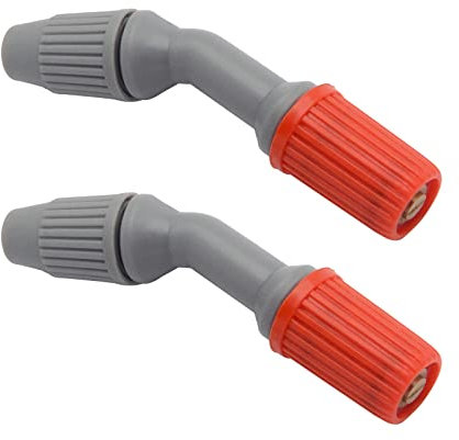2Pcs Spray Nozzle Set, Durable Weedkiller Cone Spare Parts Sprayers Replacement for Watering and Cleaning(Fan Shape Nozzle)