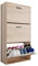 CASABEL Schuhschrank für 18 Paar Schuhe – Regal mit großer Kapazität für Eingangsbereich, Flur – L60xT24xH113 cm - Hellholz