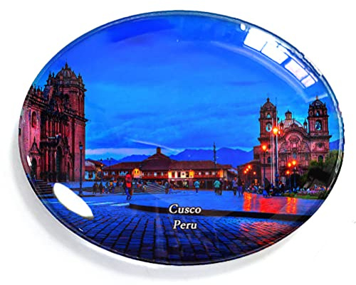 Cusco Peru Magnet Kühlschrank Gefrierschrank Magnet Aufkleber Souvenir Dekorationen Oval Kristall Magnet Küche Whiteboard