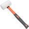 volumoon Gummihammer Hammer, Weiß - Allround Schonhammer, Hartgummihammer mit Fiberglasstiel, Gummihammer für Heimwerker, Naturkautschuk Schonhammer keine Spuren für Wand, Boden, Fliesen