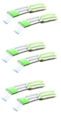 Mobestech Kit De Nettoyage Intérieur De Voiture : Brosse À Air Chiffon De Nettoyage pour Prises De 2 Pièces X 3