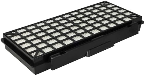 vhbw Staubsaugerfilter kompatibel mit Siemens VSQ5X1238, VSQ5X1230, Q5 Extreme Silence Power Staubsauger - HEPA-Filter Schwarz Weiß