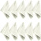 Erwin Müller Seiftuch Heidelberg 10er- Pack, 100% Baumwolle Creme Größe 30x30 cm - weiche Qualität, saugstark und strapazierfähig - praktisch durch Schlaufe