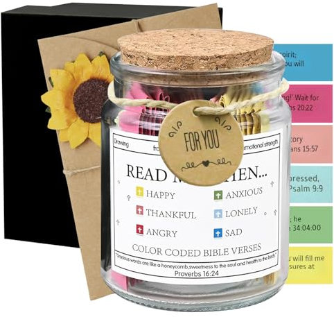 Glas Mit Bibelversen - The Hope Jar, Christliches Geschenk Mit Hoffnung Und Gebetsbibelverse