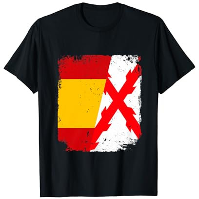 Bandera España Cruz de Borgoña Tercios Españoles Vintage Camiseta
