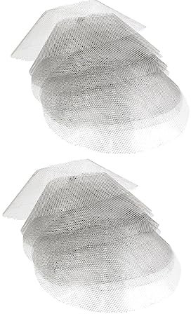 PAMINGONO 20St Dunstabzugsfilter Dunstabzugshaubenfilter Ofengebläsefilter Rundes Ventilatornetz Auspuff fettfilter für dunstabzugshauben abzugshaube filter Fettgewebe Öl Netze Metall Silver