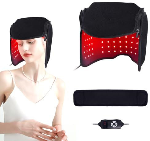 Haarwachstum Cap, Rotlicht Therapie für Haarausfall, 215 LED Infrarottherapie Rotlichtlampe, 660 Nm und 850 Nm, Haarausfall Behandlungen Hut für Männer & Frauen, Fördert schnelles Nachwachsen