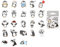 ENLACE 46 Stück Pinguin Aufkleber, Süßes Pinguin Sticker Set, Scrapbook Stickers, Pingu Aufkleber für Reisekoffer, Laptops, Scrapbooks, Skateboards, Geschenke für Kinder, Jugendliche und Erwachsene