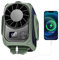 CATGIFF Camping Ventilador, 10000mAh Recargable Mini Ventilador de Mesa con Luz LED, Pantalla LED, Portable Hurricane Potente 20000 RPM para Exterior Viajes Pesca Senderismo Tienda Verde