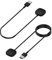 JZK 2-teiliges Ladekabel für Fitbit Sense/Sense 2, Versa 3/Versa 4 Smartwatch (1,0 m/3,0 m), magnetische Ersatzladestation kompatibel mit Fitbit Versa4/Sense2