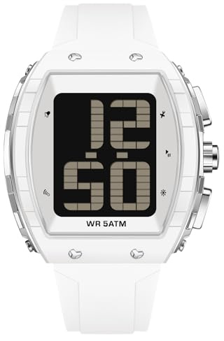 findtime Digital Watch for Seniors English Time-Telling Extra Large Numbers Display Alarm Waterproof Wrist Watches for Elderly Visually & Hearing Impaired Easy to Read Watches for Men Women