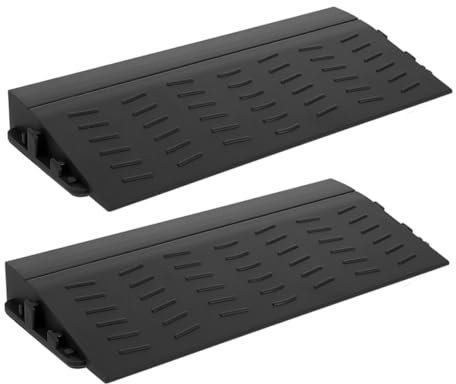 TOVINANNA 2 Stück Türschwellenrampe für Saugroboter Antirutsch Steighilfe für Schwellen und Türöffnungen Einfache Installation Optimierte und Verbesserte Navigation für Robotersauger