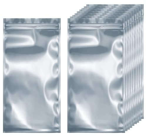 QUARKZMAN 100 Stück Antistatische Beutel 6 x 12 Zoll/15 x 30cm Wiederverschließbare ESD Abschirmung Antistatische Beutel Für GPU Handlaufwerk SSD Elektronische Geräte