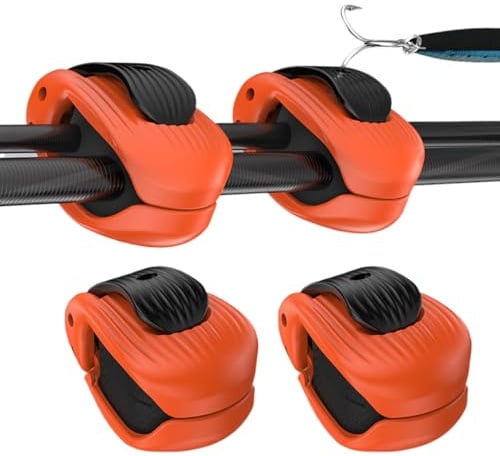 Angelruten-Clips,4 Stück Ruttenhalter Mit Ruttenstäger,Rutenständer - Für Enthusiasten, Männer, Frauen, Familien, Outdoor, , Boote, Zuhause Und