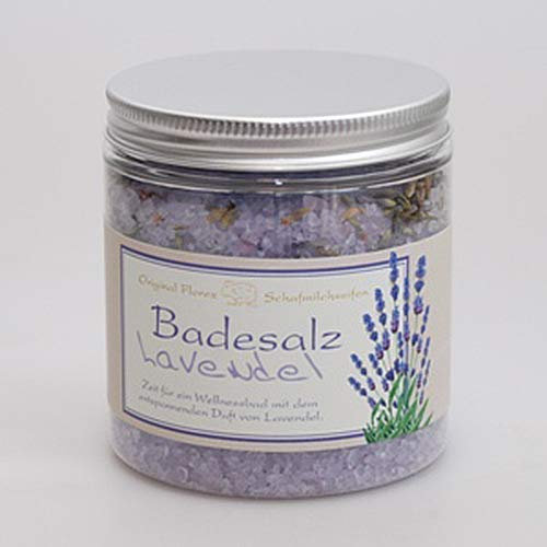 Badesalz Lavendel - original Florex Schafmilchseife - 300 g Dose