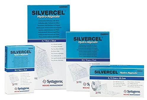 SILVERCEL Hydroalginat Tamponade 2,5x30,5cm 5 St