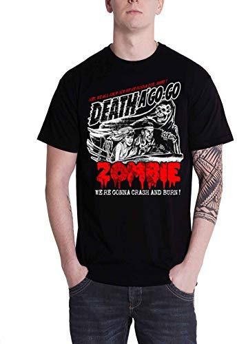 Rob Zombie Crash Dead Zombie offiziell Herren Nue Schwarz T Shirt