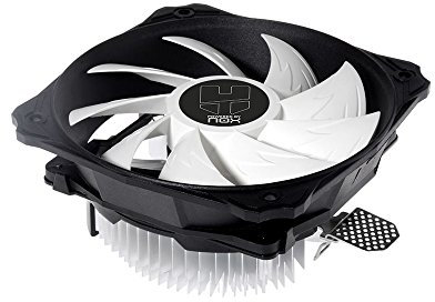 NOX Hummer H-112 - NXHUMMERH112 - Ventilateur CPU 120 mm conique, compatible avec Intel&AMD, design compact, base en aluminium, couleur noire