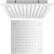 Milano Amara 400mm Square Ceiling Mounted Recessed Shower Head - Chrome